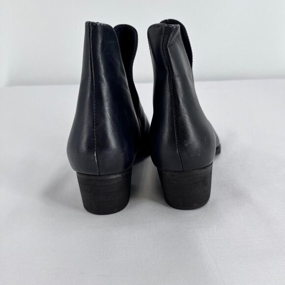 Free People Charm Double V Ankle Boot Women's Size 38 in Black Block Heel - Picture 2 of 15